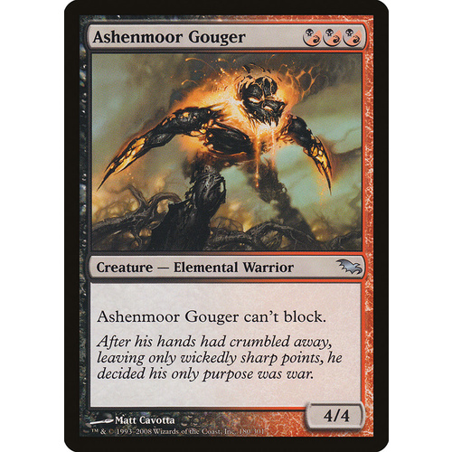 Ashenmoor Gouger FOIL - SHM