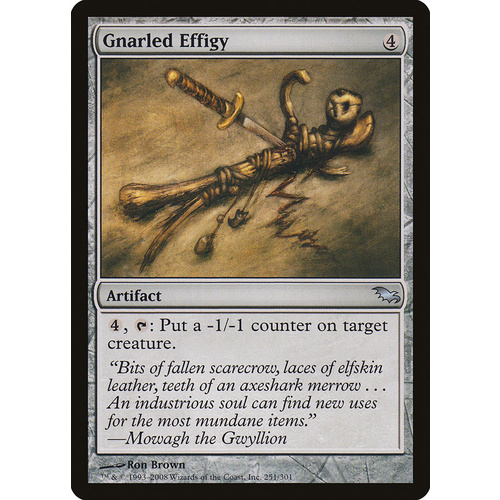 Gnarled Effigy FOIL - SHM