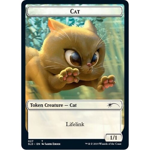 Cat (027) // Cat (028) Double-sided Token - SLD