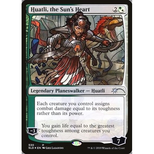 Huatli, the Sun's Heart (Stained Glass) FOIL - SLD