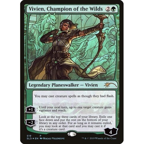 Vivien, Champion of the Wilds (Stained Glass) FOIL - SLD