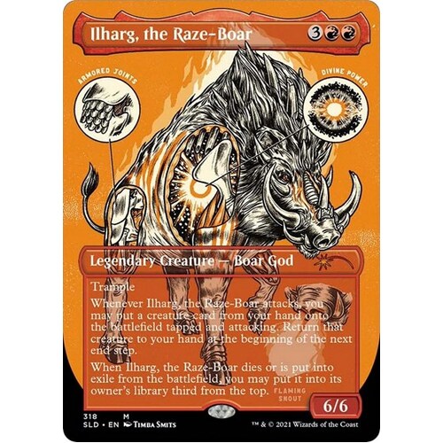 Ilharg, the Raze-Boar (Foil Etched) FOIL - SLD