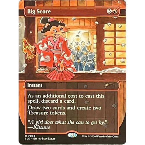 Big Score (Borderless) FOIL (7076) - SLD