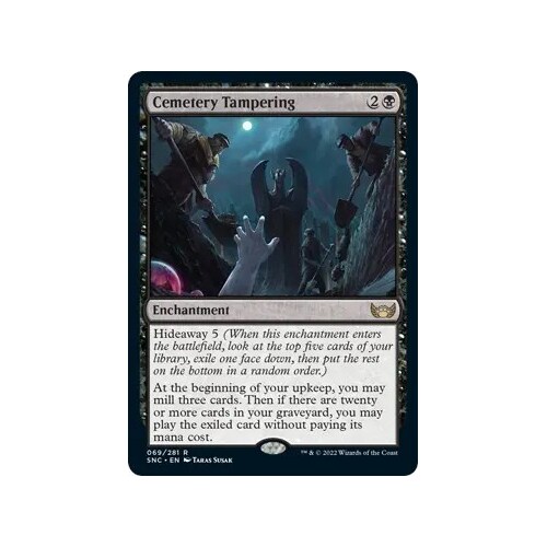 Cemetery Tampering - SNC