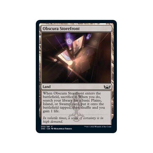 Obscura Storefront - SNC