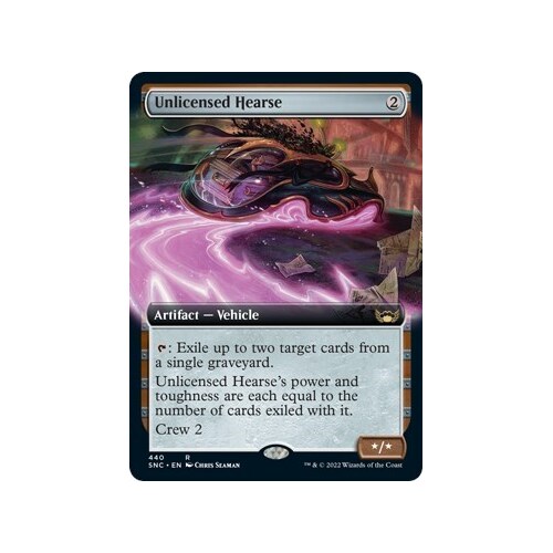 Unlicensed Hearse (Extended Art) - SNC