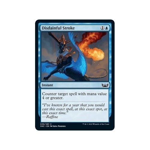 Disdainful Stroke FOIL - SNC