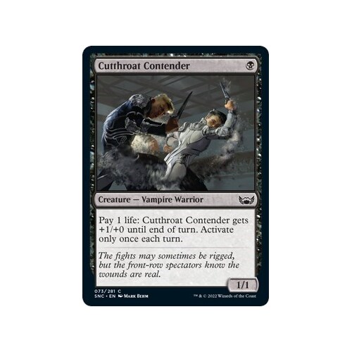 Cutthroat Contender FOIL - SNC