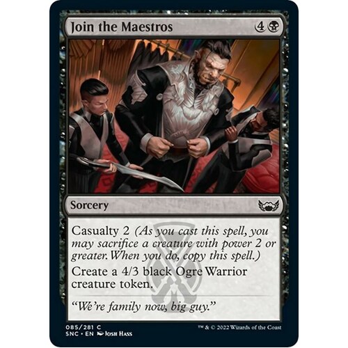 Join the Maestros FOIL - SNC