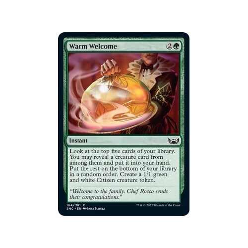 Warm Welcome FOIL - SNC