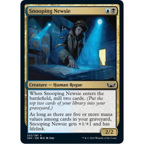 Snooping Newsie FOIL - SNC