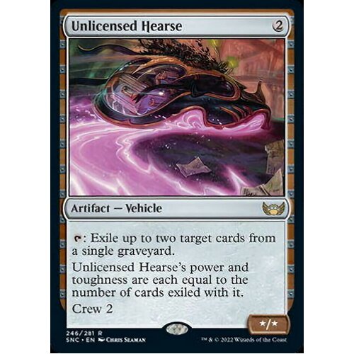 Unlicensed Hearse FOIL - SNC
