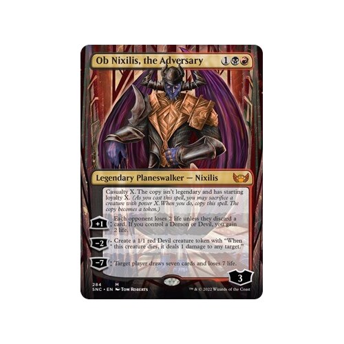 Ob Nixilis, the Adversary (Borderless) FOIL - SNC
