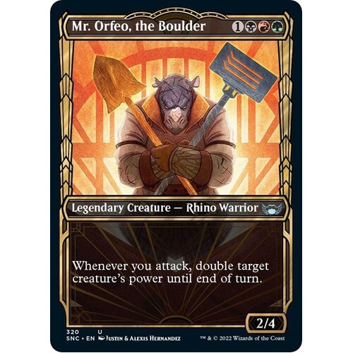 Mr. Orfeo, the Boulder (Showcase) FOIL - SNC