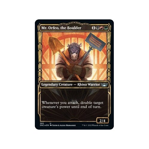 Mr. Orfeo, the Boulder (Gilded Foil) FOIL - SNC