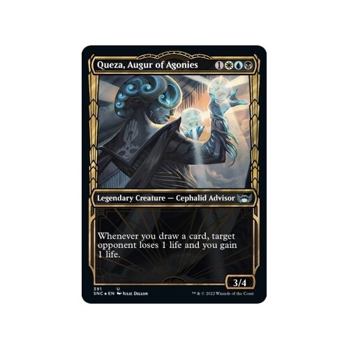 Queza, Augur of Agonies (Gilded Foil) FOIL - SNC