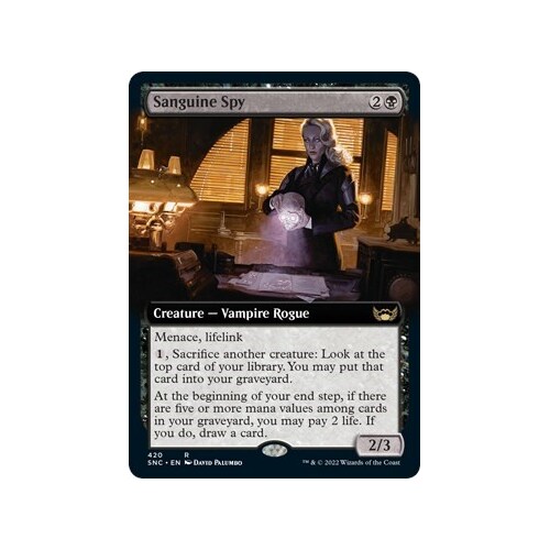 Sanguine Spy (Extended Art) FOIL - SNC