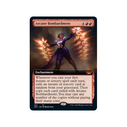Arcane Bombardment (Extended Art) FOIL - SNC