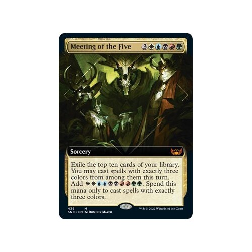 Meeting of the Five (Extended Art) FOIL - SNC