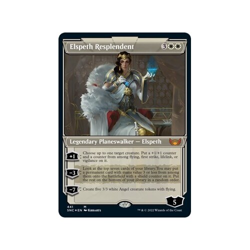 Elspeth Resplendent (Showcase) (Etched Foil) FOIL SNC Decked Out Gaming