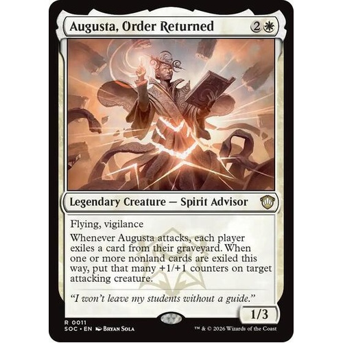 Augusta, Order Returned - SOC