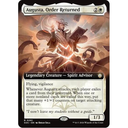 Augusta, Order Returned (Extended Art) - SOC