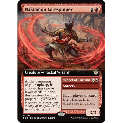 Naktamun Lorespinner (Extended Art) - SOC