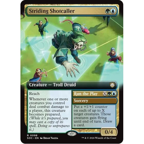 Striding Shotcaller (Extended Art) - SOC