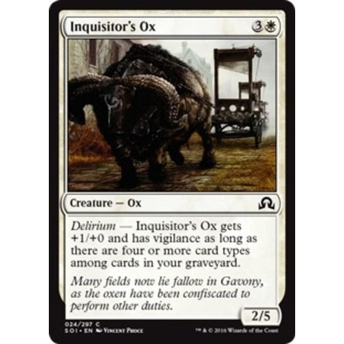 Inquisitor's Ox FOIL - SOI