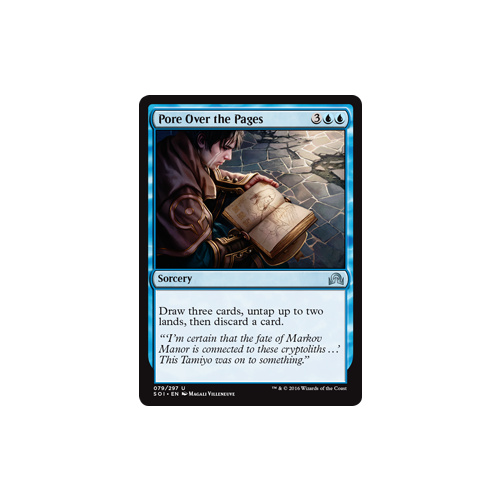 Pore Over the Pages - SOI