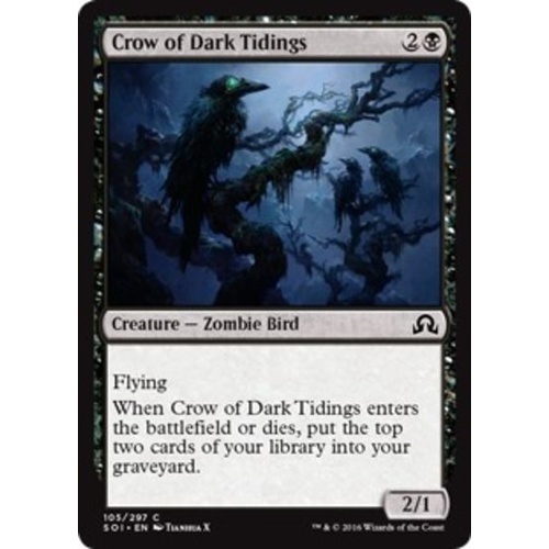 Crow of Dark Tidings FOIL - SOI