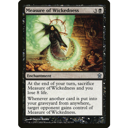 Measure of Wickedness - SOK