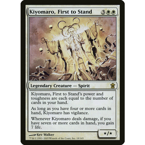Kiyomaro, First to Stand FOIL - SOK