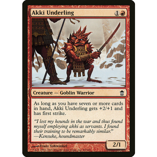Akki Underling FOIL - SOK
