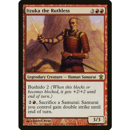 Iizuka the Ruthless FOIL - SOK