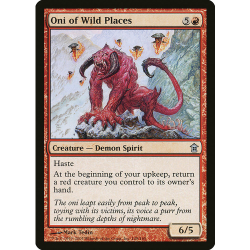 Oni of Wild Places FOIL - SOK