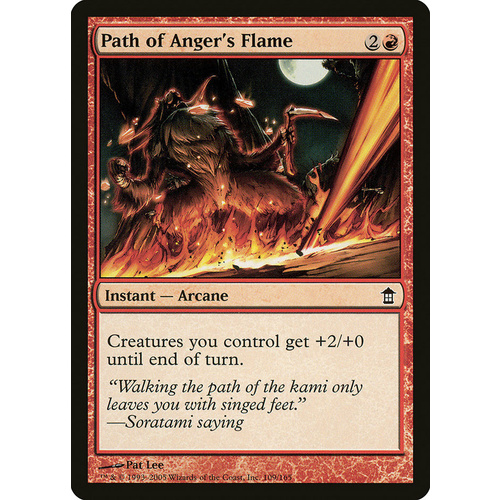 Path of Anger's Flame FOIL - SOK