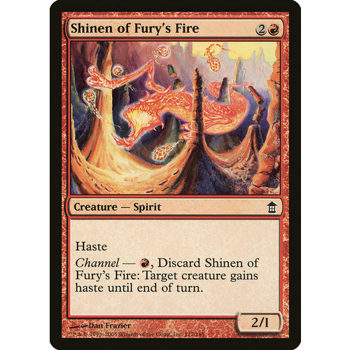 Shinen of Fury's Fire FOIL - SOK