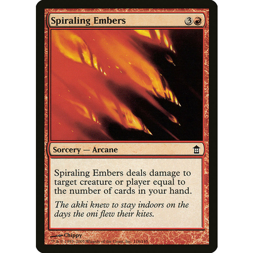 Spiraling Embers FOIL - SOK