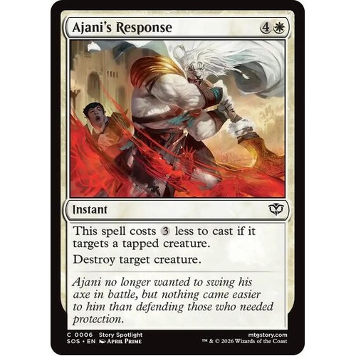 Ajani's Response - SOS