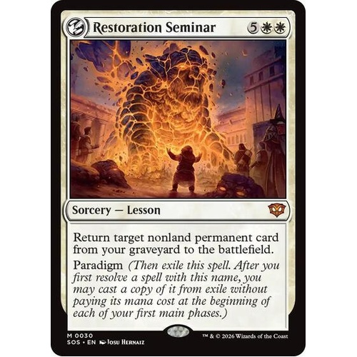 Restoration Seminar - SOS