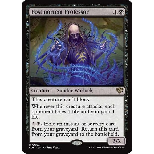 Postmortem Professor - SOS
