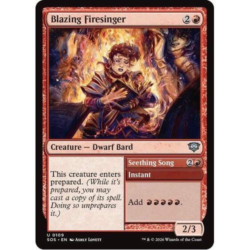 Blazing Firesinger - SOS