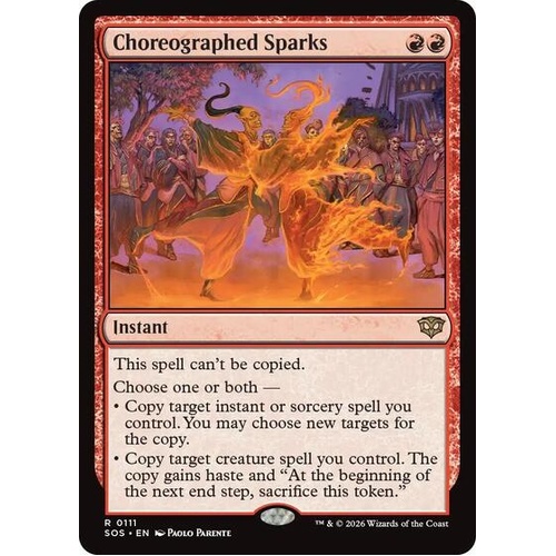 Choreographed Sparks - SOS
