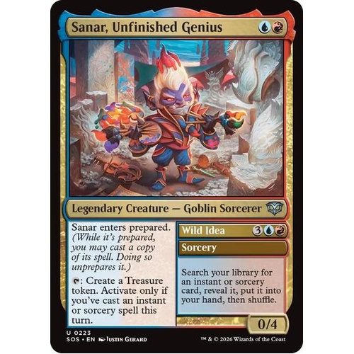 Sanar, Unfinished Genius - SOS