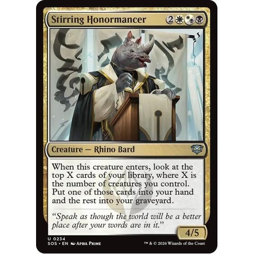 Stirring Honormancer - SOS
