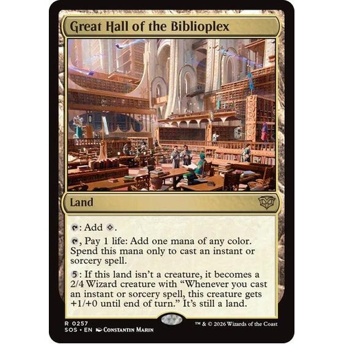 Great Hall of the Biblioplex - SOS