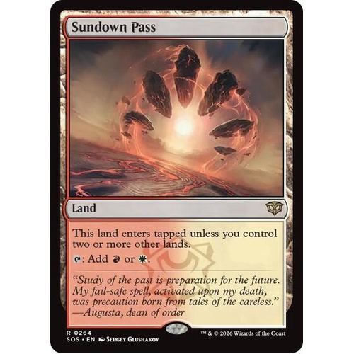 Sundown Pass - SOS