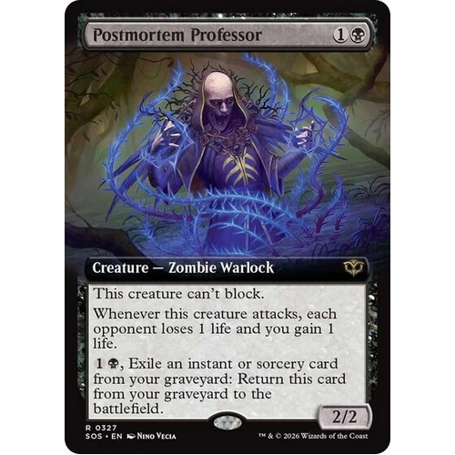 Postmortem Professor (Extended Art) - SOS