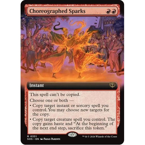Choreographed Sparks (Extended Art) - SOS